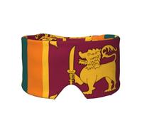 Sleep Mask, Eye Mask for Sleeping with Heads Adjustable, Earmuffs for Sleep for Men & Women, 2 in 1 Ear Mask and Blindfold, Perfect for Sleeping, Travel, and Relaxation Sri Lanka Flag