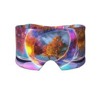 Sleep Mask, Eye Mask for Sleeping with Heads Adjustable, Earmuffs for Sleep for Men & Women, 2 in 1 Ear Mask and Blindfold, Perfect for Sleeping, Travel, and Relaxation Dream Ball