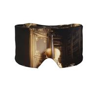 Sleep Mask, Eye Mask for Sleeping with Heads Adjustable, Earmuffs for Sleep for Men & Women, 2 in 1 Ear Mask and Blindfold, Perfect for Sleeping, Travel, and Relaxation Magic Library