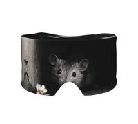 Sleep Mask, Eye Mask for Sleeping with Heads Adjustable, Earmuffs for Sleep for Men & Women, 2 in 1 Ear Mask and Blindfold, Perfect for Sleeping, Travel, and Relaxation A Mouse in The Darkness