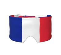 Sleep Mask, Eye Mask for Sleeping with Heads Adjustable, Earmuffs for Sleep for Men & Women, 2 in 1 Ear Mask and Blindfold, Perfect for Sleeping, Travel, and Relaxation French Flag