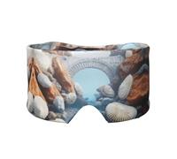 Sleep Mask, Eye Mask for Sleeping with Heads Adjustable, Earmuffs for Sleep for Men & Women, 2 in 1 Ear Mask and Blindfold, Perfect for Sleeping, Travel, and Relaxation Shell World