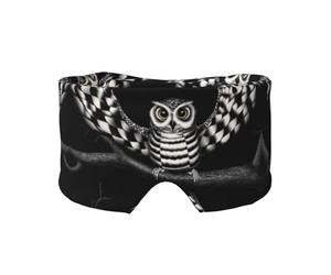 Sleep Mask, Eye Mask for Sleeping with Heads Adjustable, Earmuffs for Sleep for Men & Women, 2 in 1 Ear Mask and Blindfold, Perfect for Sleeping, Travel, and Relaxation Illusion and Psychedelic Art