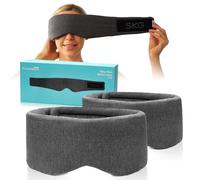 Sleep Mask,Eye Mask Wrap-Around Design, Light Shading, Breathable Fabric, Adjustable, Lightweight, Sturdy Stitching