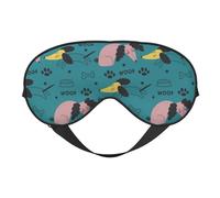 Sleep Mask, Eye Masks for Sleep, Sleep Masks for Women and Men, Blackout Eye Covers for Travel/Sleeping, Dachshund Dog Puppy No.1060 Eye Mask
