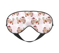 Sleep Mask, Eye Masks for Sleep, Sleep Masks for Women and Men, Blackout Eye Covers for Travel/Sleeping, Dachshund Dog Puppy No.1003 Eye Mask