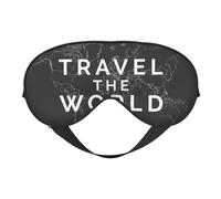 Sleep Mask, Eye Masks for Sleep, Sleep Masks for Women and Men, Blackout Eye Covers for Travel/Sleeping, Travel The World1 Eye Mask