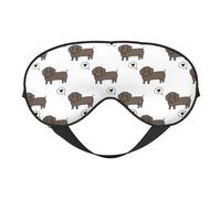 Sleep Mask, Eye Masks for Sleep, Sleep Masks for Women and Men, Blackout Eye Covers for Travel/Sleeping, Dachshund Dog Puppy No.1056 Eye Mask