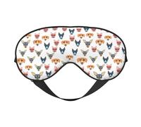 Sleep Mask, Eye Masks for Sleep, Sleep Masks for Women and Men, Blackout Eye Covers for Travel/Sleeping, cat Dog Head Eye Mask