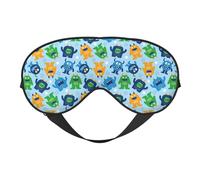 Sleep Mask, Eye Masks for Sleep, Sleep Masks for Women and Men, Blackout Eye Covers for Travel/Sleeping, Cartoon Monster Eye Mask