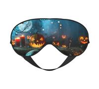 Sleep Mask, Eye Masks for Sleep, Sleep Masks for Women and Men, Blackout Eye Covers for Travel/Sleeping, Spooky Halloween Eye Mask