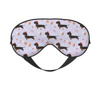 Sleep Mask, Eye Masks for Sleep, Sleep Masks for Women and Men, Blackout Eye Covers for Travel/Sleeping, Dachshund Dog Puppy Candy Eye Mask