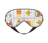 Sleep Mask, Eye Masks for Sleep, Sleep Masks for Women and Men, Blackout Eye Covers for Travel/Sleeping, Construction Equipments Worker Eye Mask