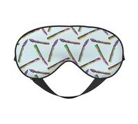 Sleep Mask, Eye Masks for Sleep, Sleep Masks for Women and Men, Blackout Eye Covers for Travel/Sleeping, Asparagus Comical Print Eye Mask