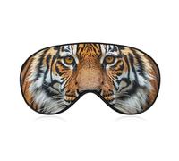Sleep Mask Fierce Tiger Sleep Eye Mask with Adjustable Strap Blindfold Travel Eye Shade Cover Eyemask Eye Cover Soft Eyeshade Patches for Sleeping Yoga