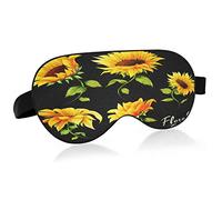 Sleep Mask Five Sunflowers Night Eye Shade Cover Soft Comfort Blindfold Blockout Light Adjustable Strap for Men Women