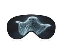 Sleep Mask for Men Women Soft Breathable Blackout Sparkling Ghost Sleep Eye Cover for Travel Yoga Home Office Nap