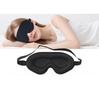 Sleep Mask for Side Sleeper, Light Blocking 3D Contoured Eye Mask, Zero Pressure Night Blindfold for Women & Men, Adjustable Strap for Travel/Nap, Soft Breathable Eye Cover