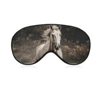 Sleep Mask for Side Sleeper No Horse Running by The Water Eye Cover for Travel Flight Work
