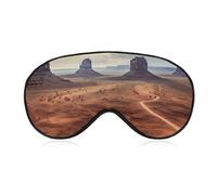 Sleep Mask for Side Sleeper No Landscape of Monument Valley Eye Cover for Travel Flight Work