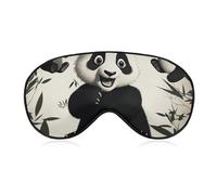 Sleep Mask for Side Sleeper No Playful Panda Eye Cover for Travel Flight Work