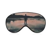 Sleep Mask for Side Sleeper No Standing in The Lake Eye Cover for Travel Flight Work