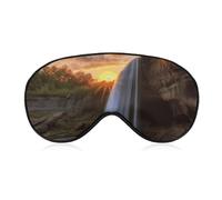 Sleep Mask for Side Sleeper No Waterfall at Sunset Eye Cover for Travel Flight Work