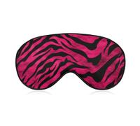 Sleep Mask for Side Sleeper No Zebra Tiger Leopard Pink Eye Cover for Travel Flight Work
