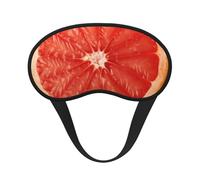 Sleep Mask for Side Sleeper Silk Eye Masks Super Soft Eye Sleep Shade Cover with Elastic Strap Blackout Sleeping Eye Mask Ripe Grapefruit Slice Night Blindfold for Women Men Travel