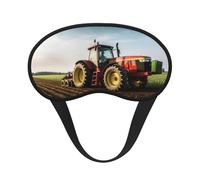 Sleep Mask for Side Sleeper Silk Eye Masks Super Soft Eye Sleep Shade Cover with Elastic Strap Blackout Sleeping Eye Mask Tractor Farm Night Blindfold for Women Men Travel