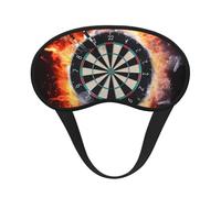 Sleep Mask for Side Sleeper Silk Sleeping Eye Masks with Elastic Strap Super Soft Eye Sleep Shade Cover Dart Board Blackout Night Blindfold for Women Men Travel
