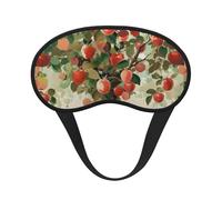 Sleep Mask for Side Sleeper Silk Sleeping Eye Masks with Elastic Strap Super Soft Eye Sleep Shade Cover Fruit Under The Tree Blackout Night Blindfold for Women Men Travel