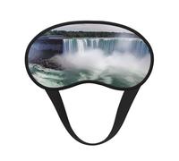 Sleep Mask for Side Sleeper Silk Sleeping Eye Masks with Elastic Strap Super Soft Eye Sleep Shade Cover Niagara Falls Blackout Night Blindfold for Women Men Travel