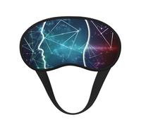 Sleep Mask for Side Sleeper Silk Sleeping Eye Masks with Elastic Strap Super Soft Eye Sleep Shade Cover Formulas Shapes Theory Math Lesson Blackout Night Blindfold for Women Men Travel