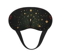 Sleep Mask for Side Sleeper Silk Sleeping Eye Masks with Elastic Strap Super Soft Eye Sleep Shade Cover Magic Show Blackout Night Blindfold for Women Men Travel