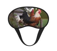 Sleep Mask for Side Sleeper Silk Sleeping Eye Masks with Elastic Strap Super Soft Eye Sleep Shade Cover Backyard Chickens Blackout Night Blindfold for Women Men Travel