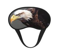 Sleep Mask for Side Sleeper Silk Sleeping Eye Masks with Elastic Strap Super Soft Eye Sleep Shade Cover Eagle Blackout Night Blindfold for Women Men Travel