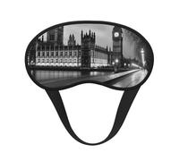 Sleep Mask for Side Sleeper Silk Sleeping Eye Masks with Elastic Strap Super Soft Eye Sleep Shade Cover Houses of Parliament Blackout Night Blindfold for Women Men Travel