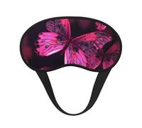Sleep Mask for Side Sleeper Silk Sleeping Eye Masks with Elastic Strap Super Soft Eye Sleep Shade Cover Butterfly Blackout Night Blindfold for Women Men Travel