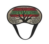 Sleep Mask for Side Sleeper Silk Sleeping Eye Masks with Elastic Strap Super Soft Eye Sleep Shade Cover Tree Palestinian Flag Blackout Night Blindfold for Women Men Travel