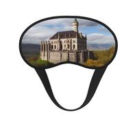 Sleep Mask for Side Sleeper Silk Sleeping Eye Masks with Elastic Strap Super Soft Eye Sleep Shade Cover Historical Monuments of Armenia Blackout Night Blindfold for Women Men Travel