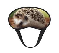 Sleep Mask for Side Sleeper Silk Sleeping Eye Masks with Elastic Strap Super Soft Eye Sleep Shade Cover Hedgehog Blackout Night Blindfold for Women Men Travel
