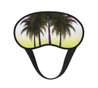 Sleep Mask for Side Sleeper Silk Sleeping Eye Masks with Elastic Strap Super Soft Eye Sleep Shade Cover Tropical Palm Tree Blackout Night Blindfold for Women Men Travel