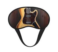Sleep Mask for Side Sleeper Silk Sleeping Eye Masks with Elastic Strap Super Soft Eye Sleep Shade Cover Guitar Musical Instrument Blackout Night Blindfold for Women Men Travel