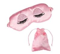 Sleep Mask for Women, Silk Satin Eye Mask for Sleeping Smooth Soft Breathable Travel Eye Cover Eyeshade with Elastic Strap, Cute Sleep Eye Masks Blindfold for Girls Women Reduce Dark Circles