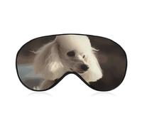 Sleep Mask French Poodle Sleep Eye Mask with Adjustable Strap Blindfold Travel Eye Shade Cover Eyemask Eye Cover Soft Eyeshade Patches for Sleeping Yoga
