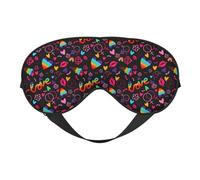 Sleep Mask, LGBT Rainbow for Pride Eye Masks for Sleep, Sleep Masks for Women and Men, Blackout Eye Covers for Travel/Sleeping