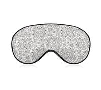 Sleep Mask Mandala for Light Blocking,Eye Mask for Women Men Side Sleeper,Puffiness Dry Eyes Headache,Adjustable Strap