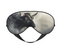 Sleep Mask, Mystical Bull in Fog Eye Masks for Sleep, Sleep Masks for Women and Men, Blackout Eye Covers for Travel/Sleeping