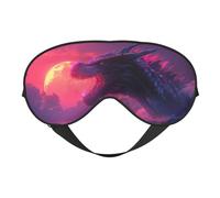 Sleep Mask, Mystical Dragon Under Moon Eye Masks for Sleep, Sleep Masks for Women and Men, Blackout Eye Covers for Travel/Sleeping